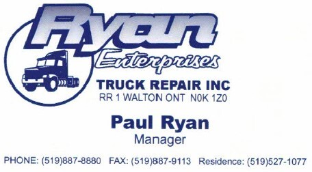 Ryan Enterprises Truck Repair